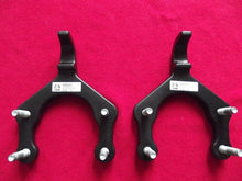 Load image into Gallery viewer, 2018-2025 Jeep Gladiator JT OEM Front Bumper Stock Pair Tow Hooks 68268936AB