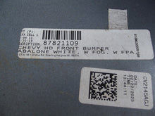 Load image into Gallery viewer, 2020-2023 Chevrolet Silverado 2500 HD 3500 Abalone White Front Bumper OEM