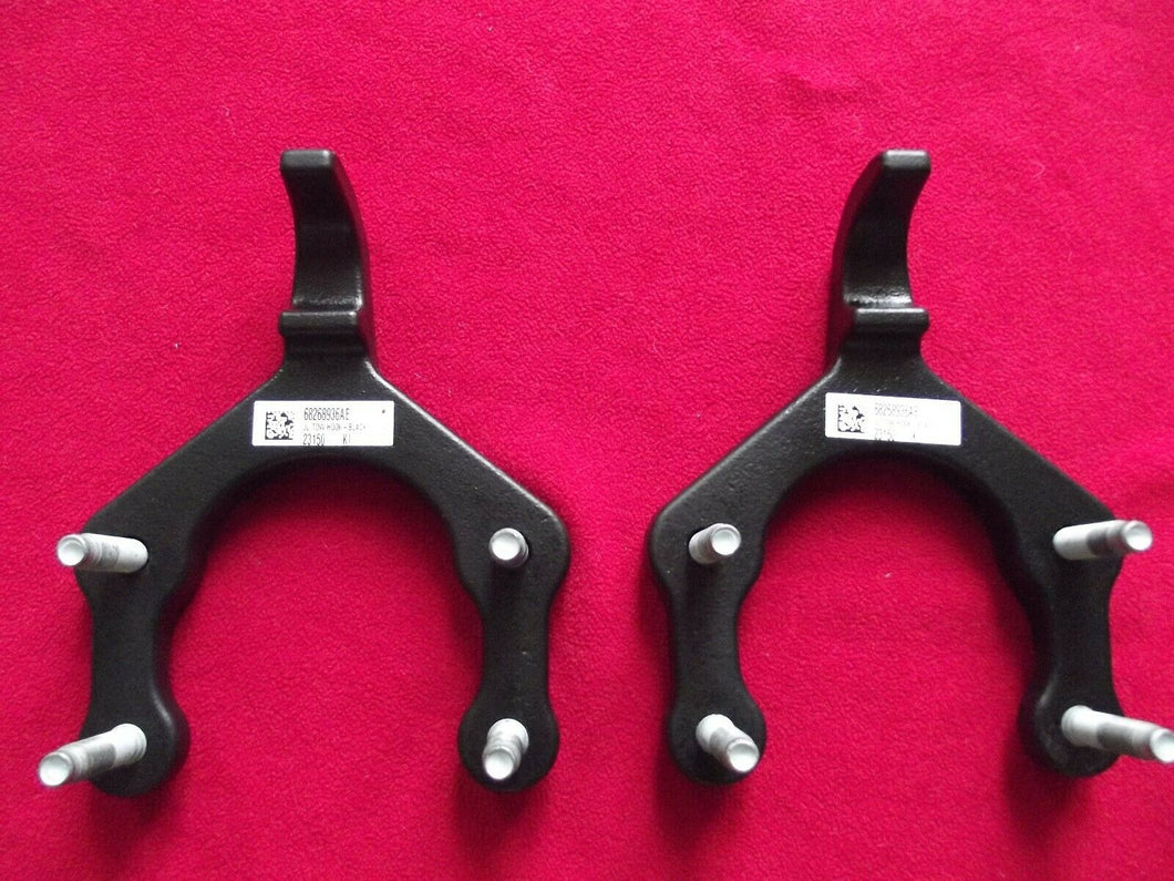 2018-2025 Jeep Wrangler JL JT OEM Front Bumper Stock Pair Tow Hooks 68268936AB