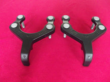 Load image into Gallery viewer, 2018-2025 Jeep Wrangler JL JT OEM Front Bumper Stock Pair Tow Hooks 68268936AB

