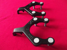 Load image into Gallery viewer, 2018-2025 Jeep Wrangler JL JT OEM Front Bumper Stock Pair Tow Hooks 68268936AB
