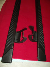 Load image into Gallery viewer, 2015-2024 Ford F150 Crew Cab Side Steps OEM Running Boards 5&quot; black factory
