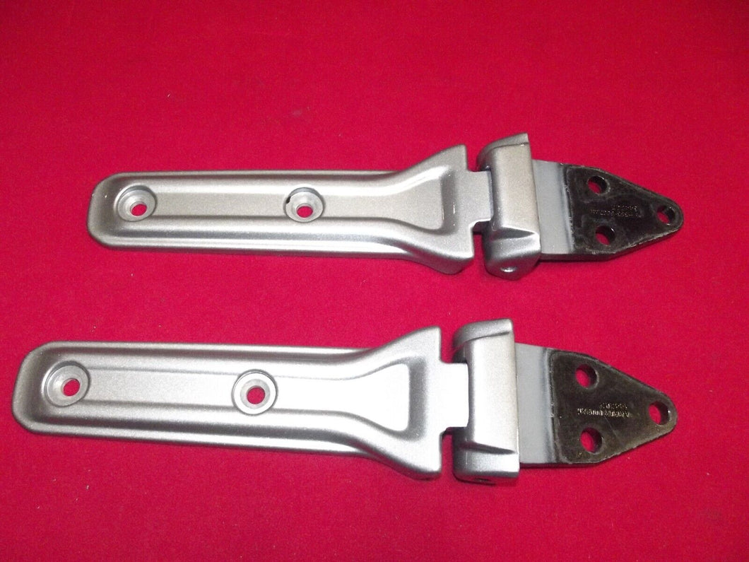 2018-2024 Jeep Wrangler JL OEM Rear Tailgate Hinges Bright Silver Upper Lower