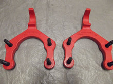Load image into Gallery viewer, 2018-2022 Jeep Wrangler JL JT Mopar OEM Front Bumper Stock Tow Hooks Orange
