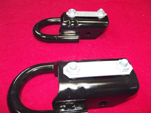 Load image into Gallery viewer, 2009-2022 Ford F-150 F150 4x4 Front Bumper Black Tow Hooks Hardware OEM
