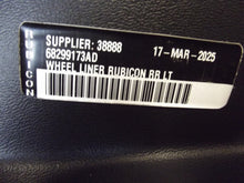 Load image into Gallery viewer, 2018-2025 Jeep Wrangler RUBICON rear left drivers side Inner fender liner OEM
