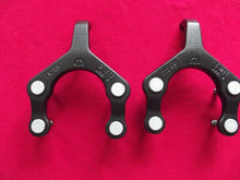 Load image into Gallery viewer, 2018-2025 Jeep Wrangler JL JT OEM Front Bumper Stock Pair Tow Hooks 68268936AB
