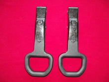Load image into Gallery viewer, 2019-2025 RAM 2500 3500 Front bumper tow hooks black MOPAR OEM
