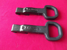 Load image into Gallery viewer, 2019-2025 RAM 2500 3500 Front bumper tow hooks black MOPAR OEM
