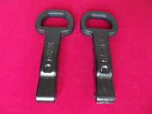 Load image into Gallery viewer, 2019-2025 RAM 2500 3500 Front bumper tow hooks black MOPAR OEM
