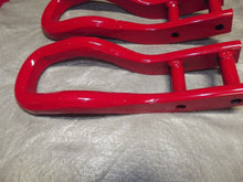 Load image into Gallery viewer, 2020 2021 2022 Chevrolet Silverado 2500 HD 3500 front bumper tow hooks OEM Red
